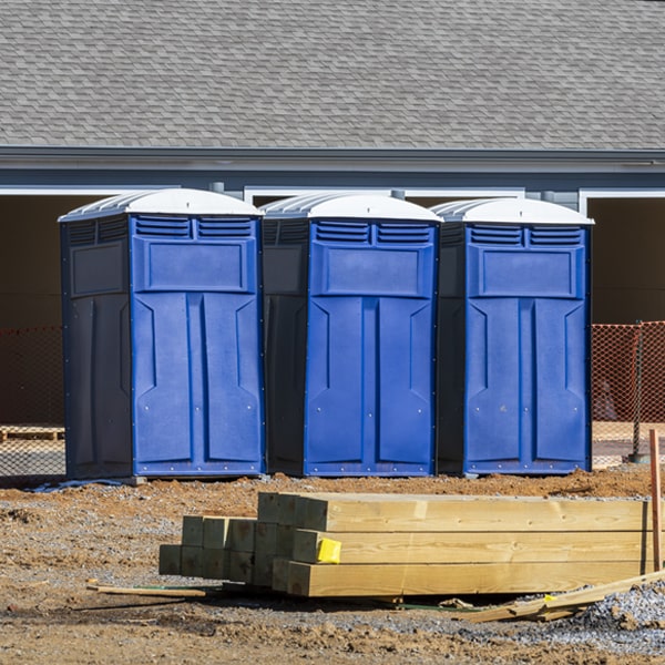 how often are the portable restrooms cleaned and serviced during a rental period in Cochrane Wisconsin